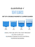 Gamma Dub Neodymium Magnetic Tight Guards Blue 4-Pack