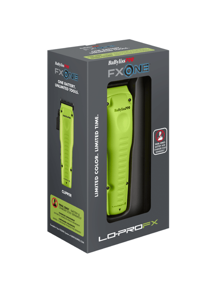 BaBylissPRO FXONE LO-PROFX Neon Yellow - Tools Only