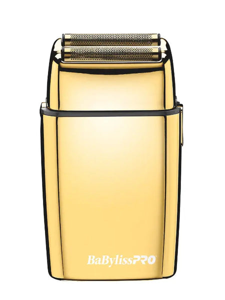 BaBylissPRO FOILFX02 Gold Cordless Metal Double-Foil Shaver