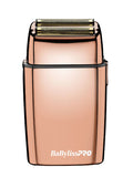 BaBylissPRO FOILFX02 Rose Gold Cordless Metal Double-Foil Shaver