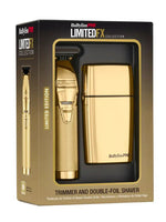 BaBylissPRO LimitedFX Gold Trimmer and Double Foil Shaver