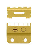 StyleCraft Clipper Fade Blade with Moving Gold Titanium Slim Deep Tooth Cutter Set