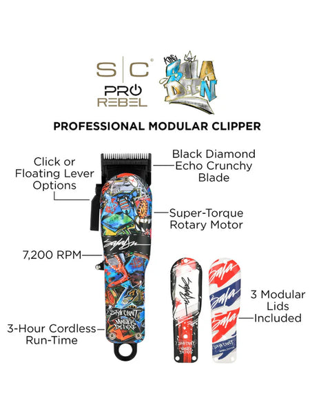 Stylecraft Rebel Cordless Clipper King Saladeen Limit Edition